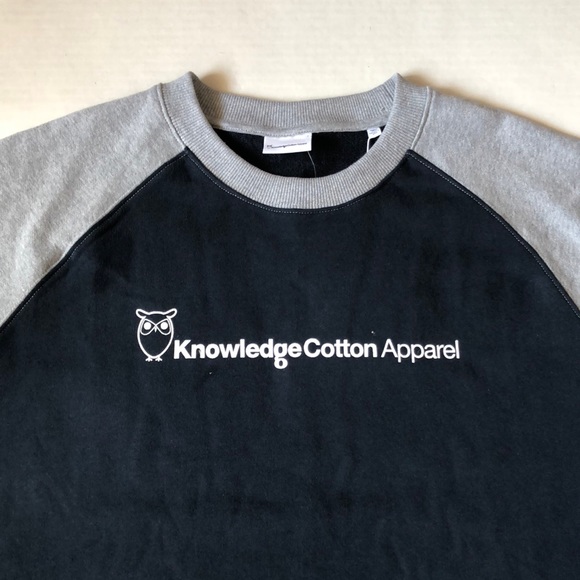 KNOWLEDGE COTTON APPAREL ORGANIC MATERIALS SWEATSHIRT/NWT - Picture 7 of 15
